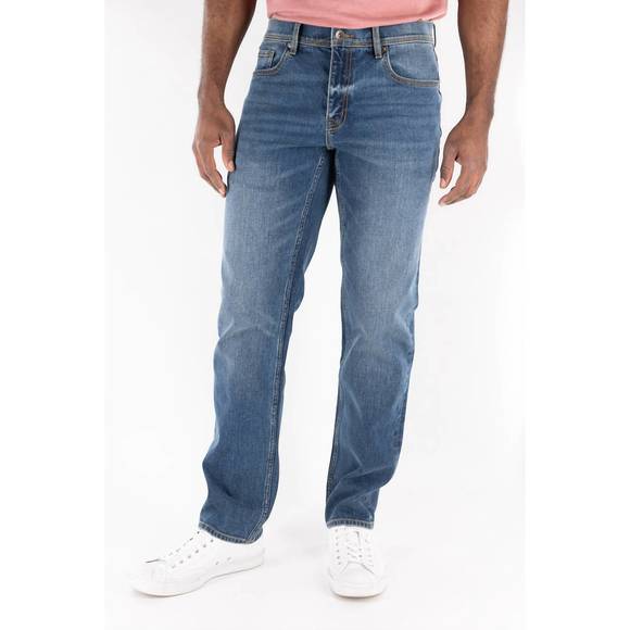 NEW DEVIL-DOG men's slim straight jean in ash - Picture 1 of 6